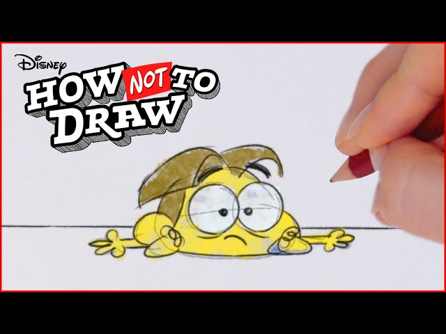 Cricket Green Cartoon Comes to Life!  🖌 | How NOT To Draw: Cricket Green | @disneychannel class=