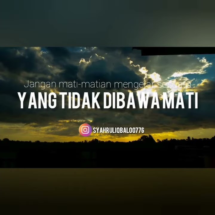 Story wa keren kata kata senja