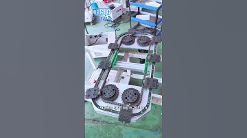 Customized circular guide rail conveyor systems, chain drive conveyor for automatic production line
