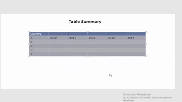 How to Delete or Remove Row and Columns in Powerpoint Table 2017