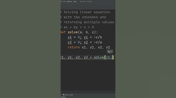 In Python, you can return more than one value from a function #shorts