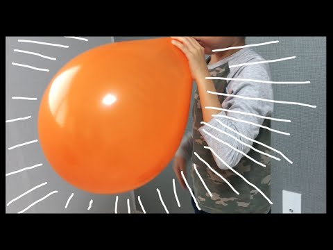 풍선 어디까지 커질까? /풍선터트리기 /풍선 입으로 불기 - YouTube
