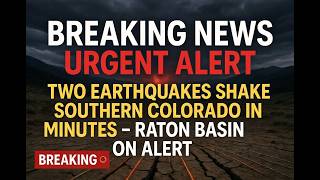Two Earthquakes Shake Southern Colorado in Minutes – Raton Basin Alert