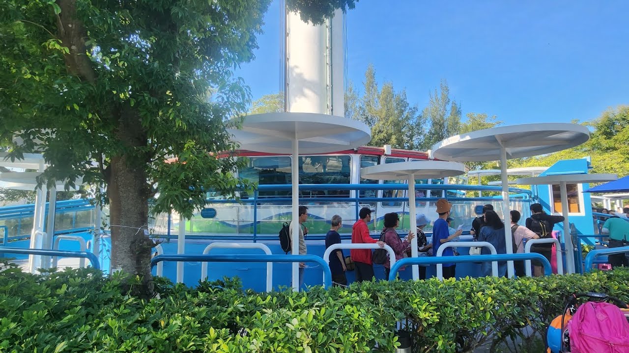 【本人首次乘搭觀光塔】香港海洋公園海洋摩天塔的景點。