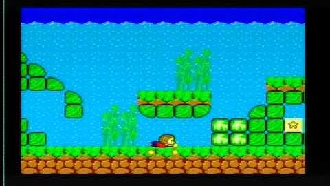 Alex Kidd In Miracle World (PAL) Part 1 On SEGA Master System