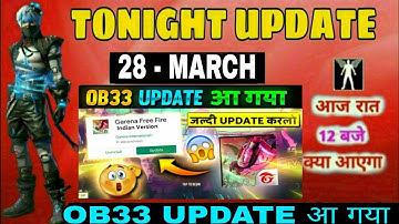 FREE FIRE TONIGHT UPDATE | 28 MARCH NEW EVENT | AAJ RAT 12 BAJE KYA AAYEGA | TONIGHT UPDATE FF
