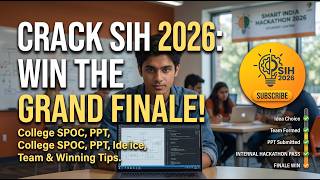 WINNER guide : Smart India Hackathon 2026 #sih #hackathon #college