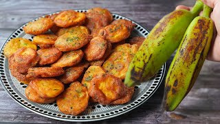 Banana Bhajiya | Crispy Raw Banana Pakora Recipe | Toasted