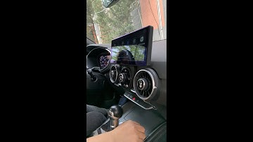 Audi TT modified large screen function display, Chinese and English can be adjusted at will