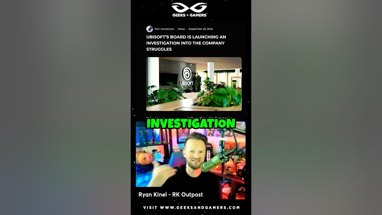 Ubisoft Investors are Not Happy!