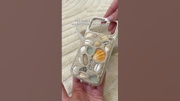 Website in bio for your very own sandy seashell phone case! 🐚🤎 #seashellphonecase