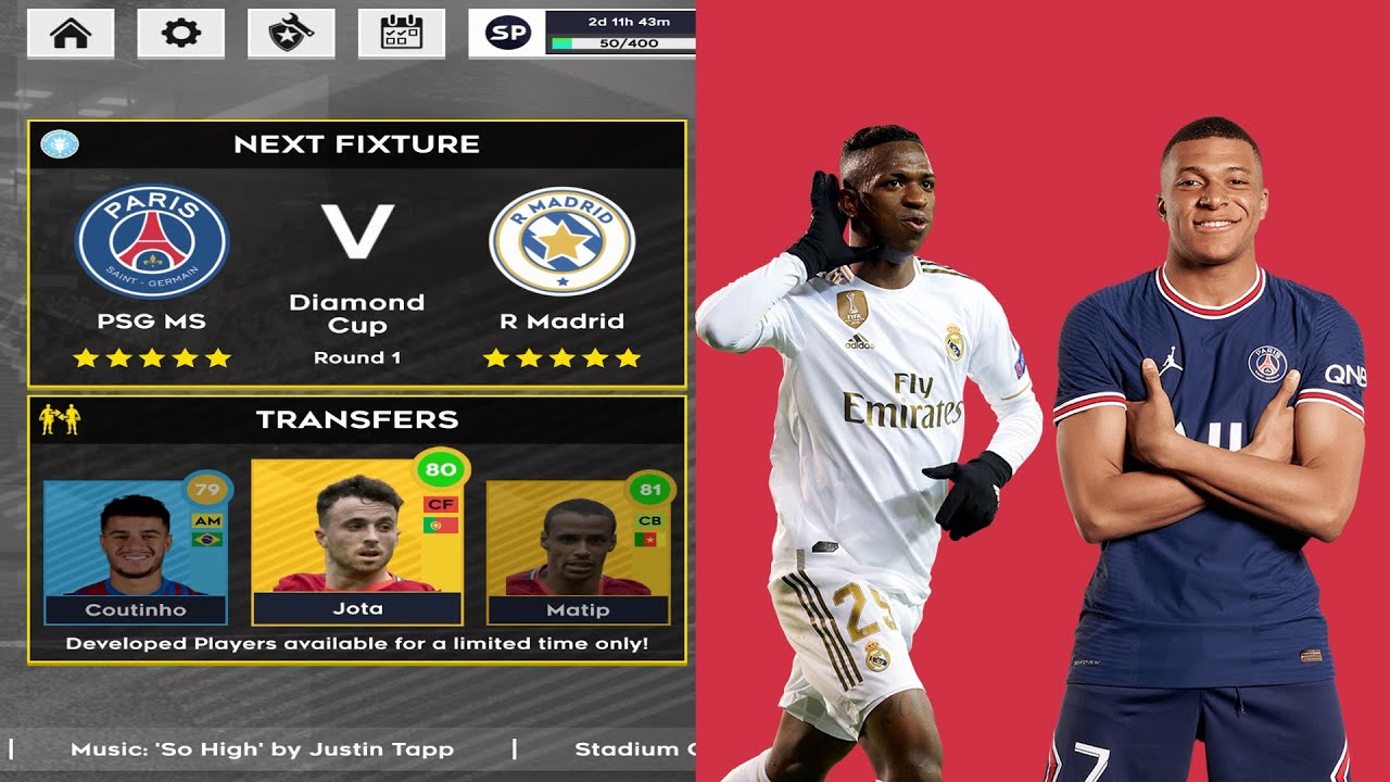 Diamond Cup Round 1 / PSG MS Vs Real Madrid / DLS22 [EP.56]