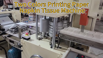 Two Colors Printing Napkin Paper Machine