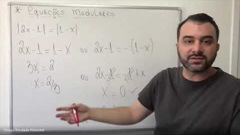 #5 Equação modular (módulo dos dois lados da equação)