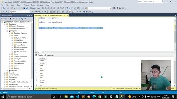 Operaciones sobre conjuntos SQL