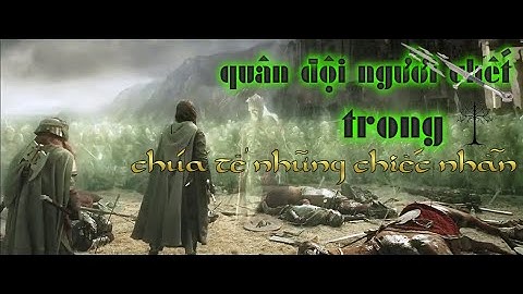 Đội Quân Người Chết Trong Chúa Tể Những Chiếc Nhẫn