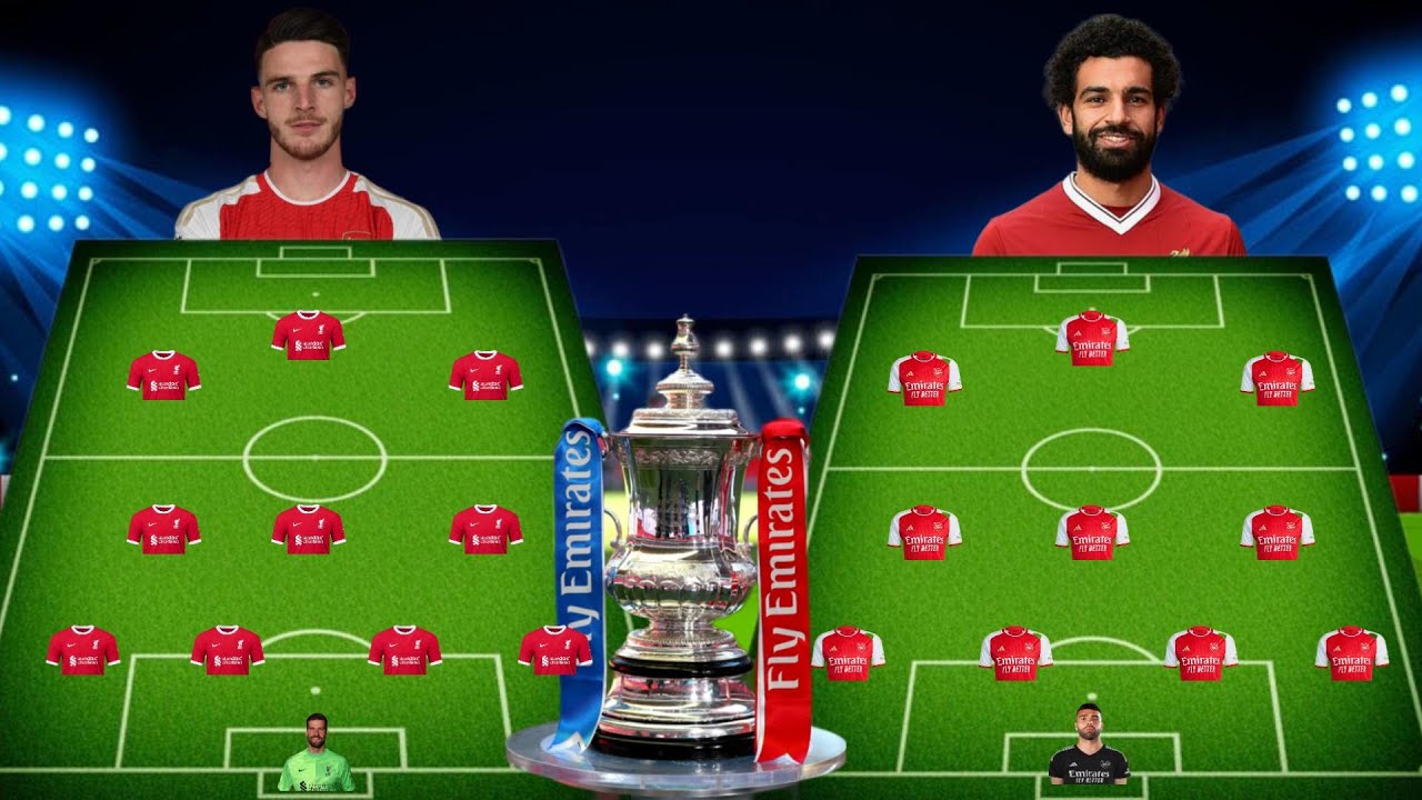 ARSENAL VS LIVERPOOL HEAD TO HEAD POTENTIAL LINE UP IN AN EMIRATE FA