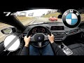2020 BMW 740d xDrive | Test Drive on German no limit Autobahn