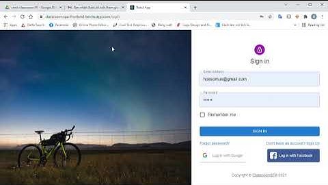 Trang web quản lý lớp học - HCMUS