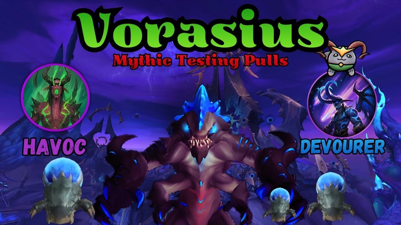 Vorasius Mythic Testing Gameplay | Fel-Scarred Havoc & Devourer DH ...