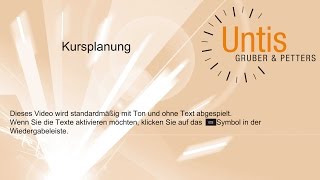 Kursplanung
