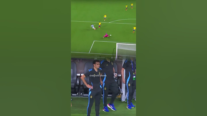 Así vivía Lionel Scaloni el gol de Lautaro Martínez en la final ante Colombia #soccer #futbol