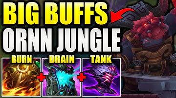 RIOT JUST BUFFED ORNN INTO THE JUNGLE ROLE — NO MORE RECALLS NEEDED!