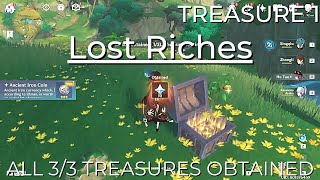 Lost Riches in Sumeru Event Treasure 1 (All 3/3 Treasures Obtained) - Genshin Impact Lost Riches in Sumeru Event Treasure 1 (All 3/3 Treasures Obtained) - Genshin Impact