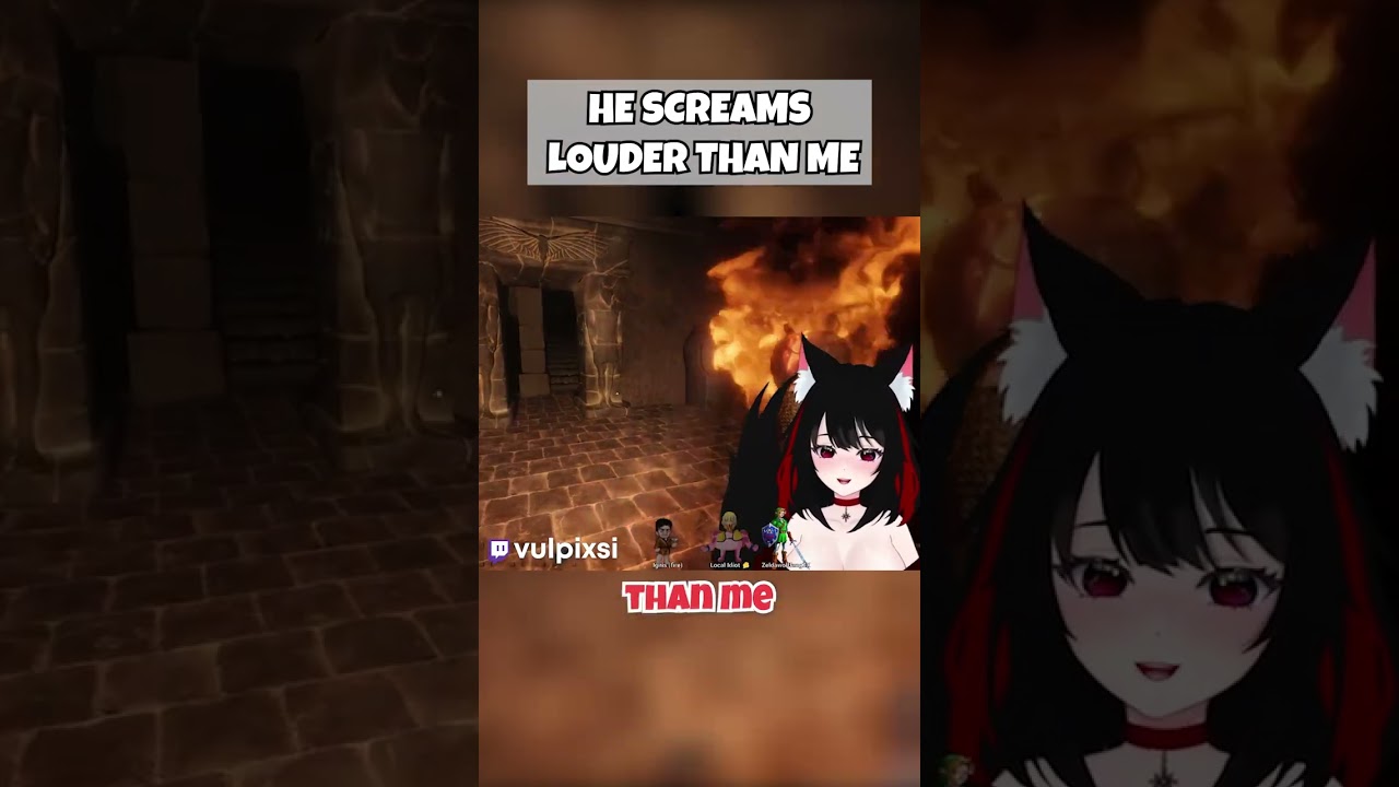 He screams louder than me! Forewarned