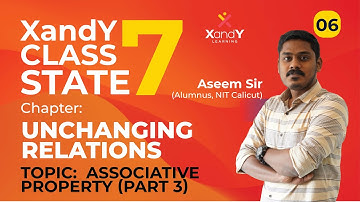 Associative Property -3 | Part 06 | Unchanging relations | Chap 3 | Maths | Class 7 #maths  #uss