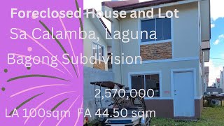 Ep1 Pag Ibig Foreclosed Property Sa Bagong Subdivision Sa Calamba Laguna For Bidding 100Sqm