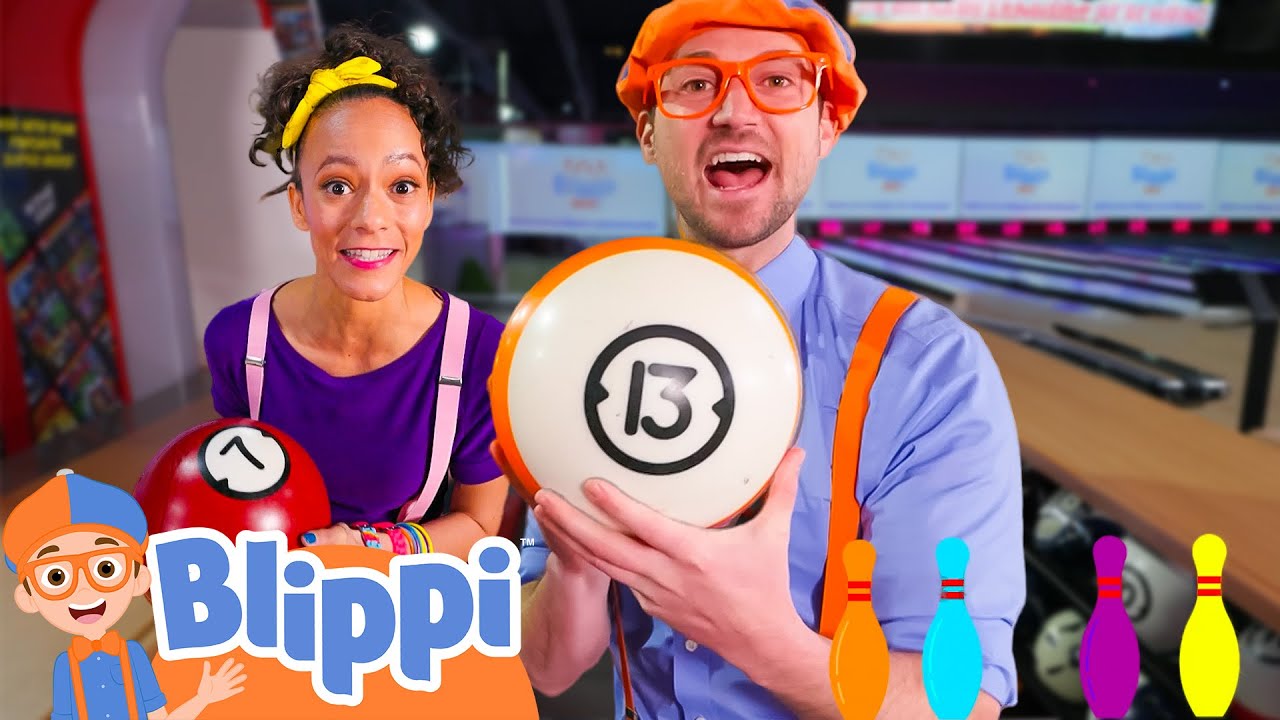 Blippi & Meekah Go Bowling! | Blippi | Moonbug Kids📖 Learning Corner