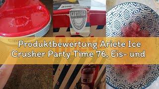 BEPER BG.200Y Ice Crusher, ABS/staal, 25 W, 1100 ml kan, Mixer, 2 soorten hakken, Antislip voetjes, Rood/Wit
