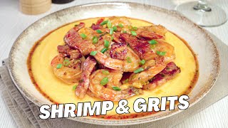 Southern SHRIMP and GRITS in 10 Minutes || Easy Way to cook Shrimp & Grits. Recipe by Always Yummy