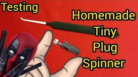 Testing a DIY mini PLUG SPINNER