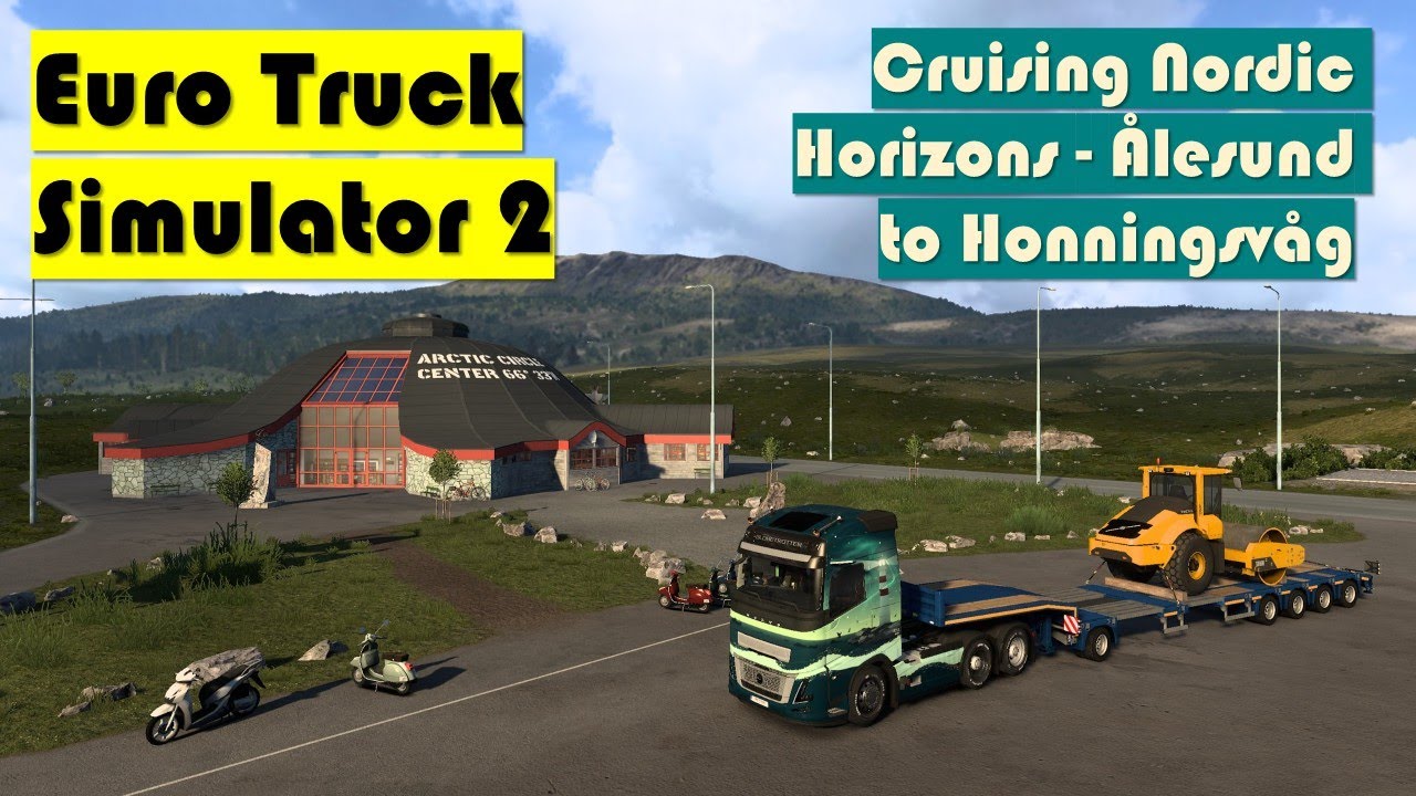 [ETS2] Norway’s Most Beautiful Roads | Ålesund to Honningsvåg (2,423 km) | Nordic Horizons DLC