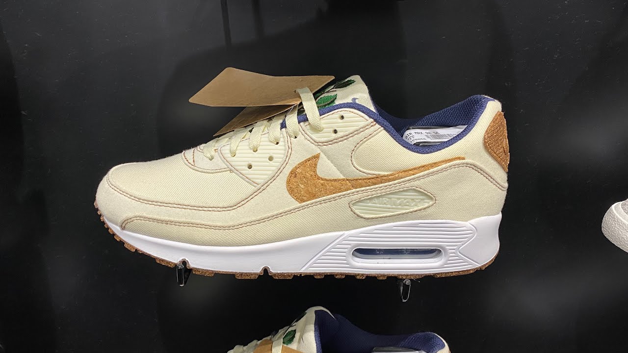 Nike Air Max 90 “Cork” (Coconut Milk/Wheat/Obsidian) - YouTube