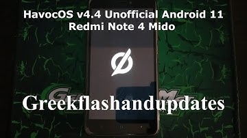 HavocOS v4.4 Unofficial Android 11 Redmi Note 4 Mido