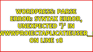 Parse error: syntax error, unexpected 