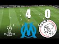 Marseille vs Ajax 4-0 | Ligue des Champions 25/26 | Temps forts et objectifs | VideoGame Simulation