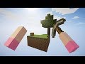 Playing Minecraft Skyblock In VR!
