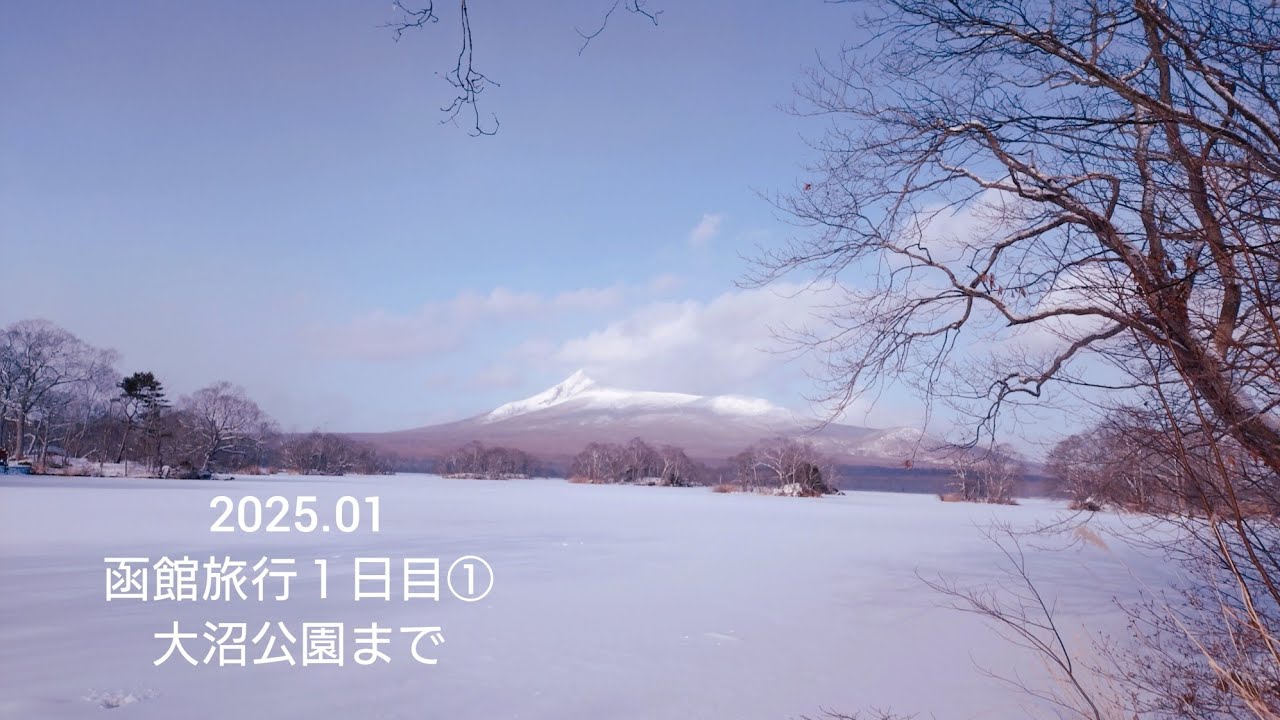 2025.01 函館旅行１日目①　大沼公園まで