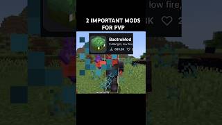 2 IMPORTANT MODS FOR PVP #minecraft #minecraftpvp #pvp #minecraftmods #drdonut #marlowww