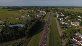 Vista Aérea en descenso desde 130 mts. de Altura, Guadalupe Norte Santa Fe Argentina