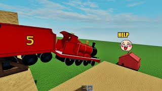 James Is Racing Way Too Fast, Loses Control, And Crashes Spectacularly Into The Barn 4