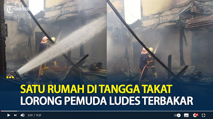 Satu Rumah di Tangga Takat Lorong Pemuda Palembang Ludes Terbakar, Pemilik Rumah Selamat