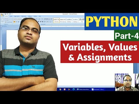Capa de PYTHON | Part-4 | Variables, Values & Assignments