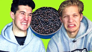 EATING DISGUSTING FISH EGGS!!
This was so gross. If you enjoy caviar more power to you but OH MY GOD ITS SO SALTY COME ON NOW PEOPLE!! EATING DISGUSTING FISH EGGS!!