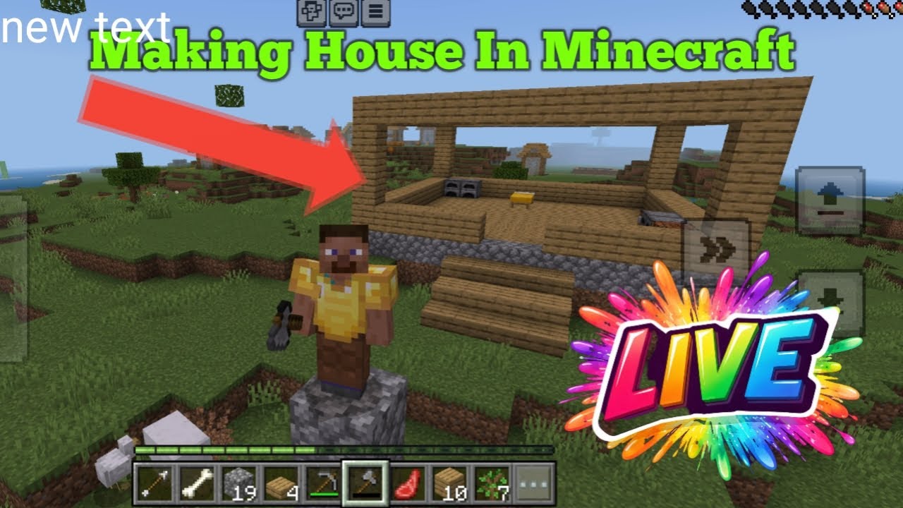 Making House 🏠 In Minecraft | LIVE |