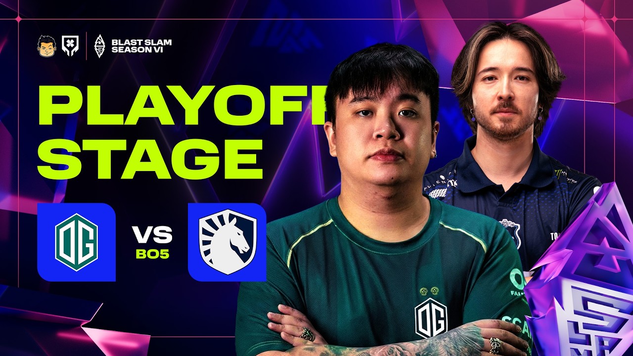 Full Game: OG vs Team Liquid - Game 2 (BO5) | Blast Slam VI 2026 Playoffs